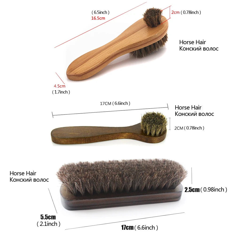 Horse Hair Brush Set for Polishing & Cleaning - Image 5