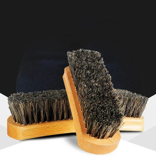 Horse Hair Brush for Suede Shoes Cleaning - Image 2