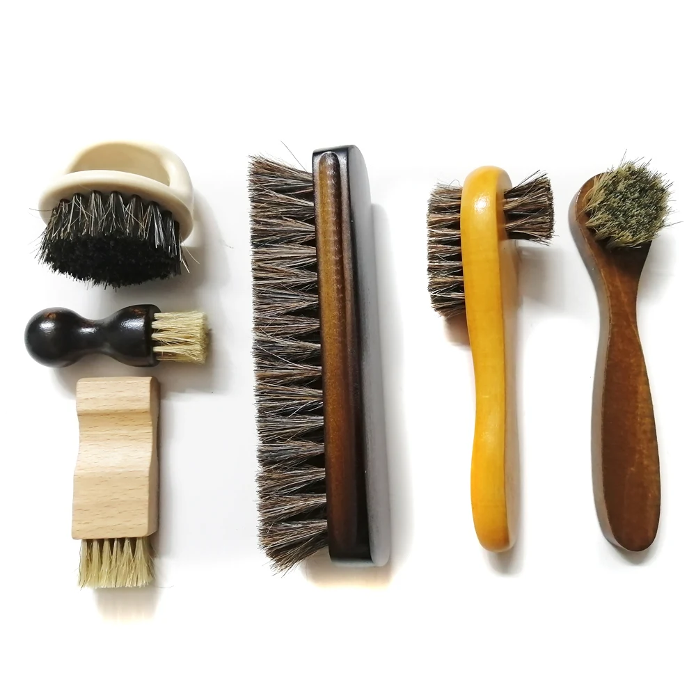 Horse Hair Brush Set for Polishing & Cleaning - Image 2