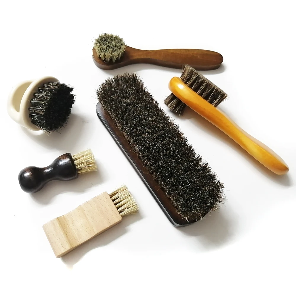Horse Hair Brush Set for Polishing & Cleaning - Image 3