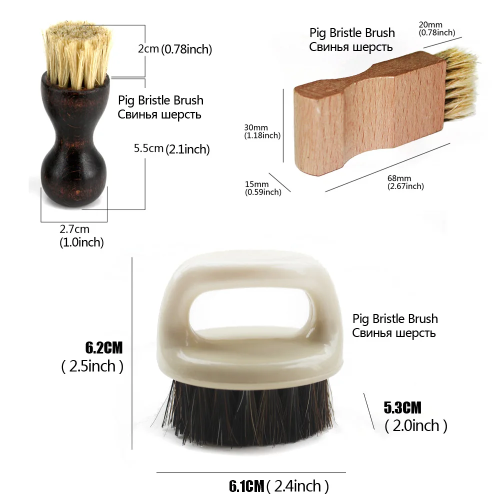 Horse Hair Brush Set for Polishing & Cleaning - Image 4