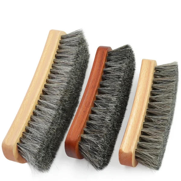 Horse Hair Brush for Suede Shoes Cleaning