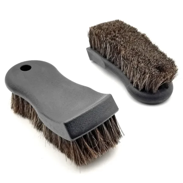 Horse Hair Brush - Soft Bristle for Car, Leather, Shoes - Image 6