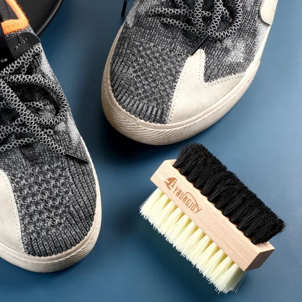 Horse Hair Brush Set for Sneakers & Shoe Cleaning - Image 4