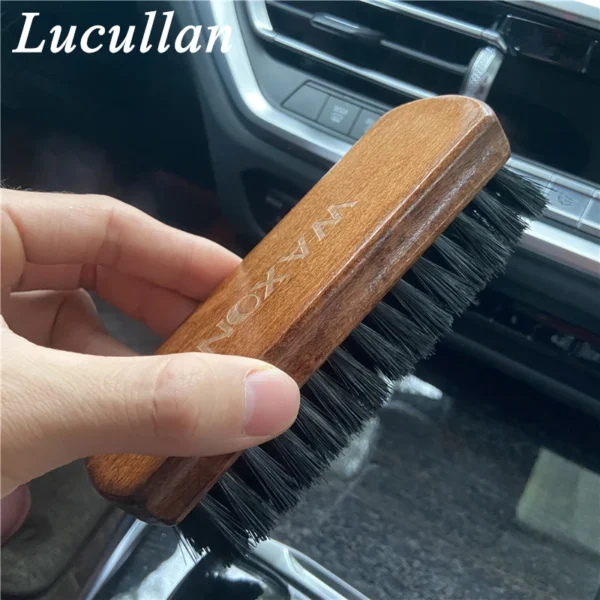 Horse Hair Brush for Car & Upholstery Cleaning - Image 4