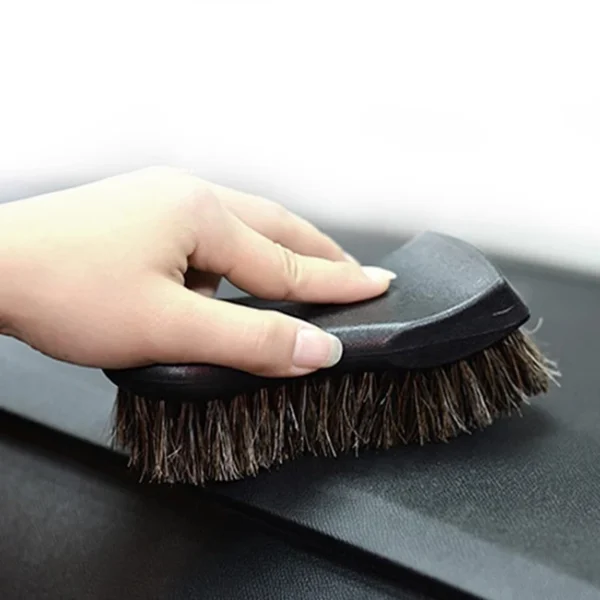 Horse Hair Brush for Leather & Car Cleaning - Image 5
