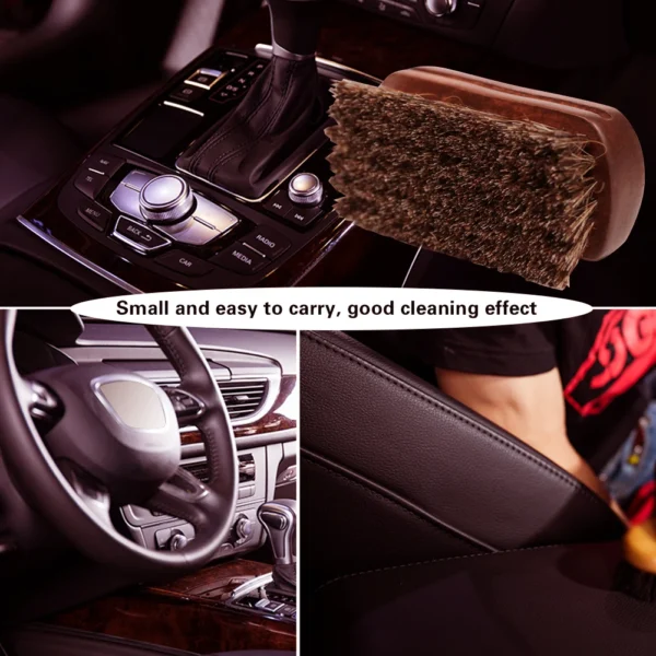Horse Hair Brush - Leather & Textile Cleaning Polishing - Image 4