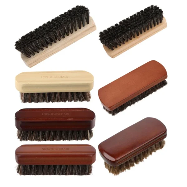 Horse Hair Brush for Car & Leather Cleaning