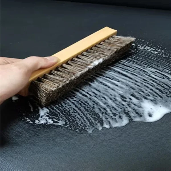 Horse Hair Brush - Leather & Car Interior Cleaning Tool - Image 3