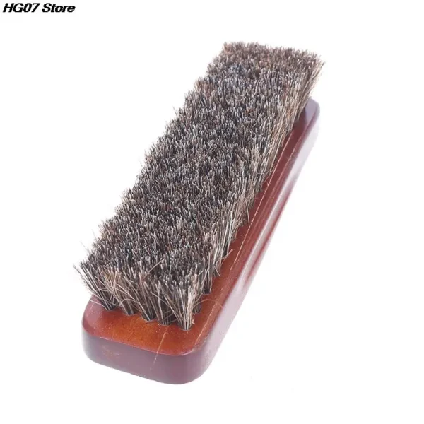 Horse Hair Brush for Shoe & Boot Polish Care - Image 3