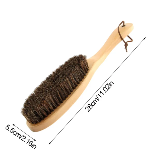 Horse Hair Brush for Shoe Polishing & Degreasing - Image 6