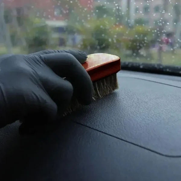 Horse Hair Brush for Leather & Car Interior Cleaning - Image 5