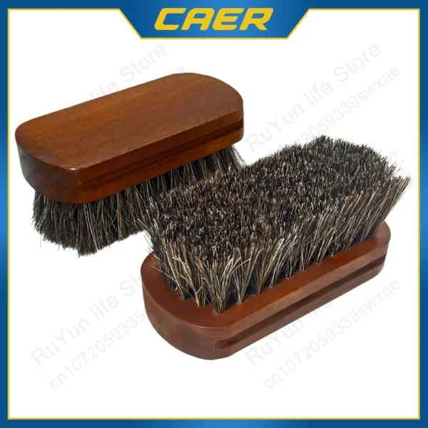 Horse Hair Brush for Shoe & Auto Cleaning