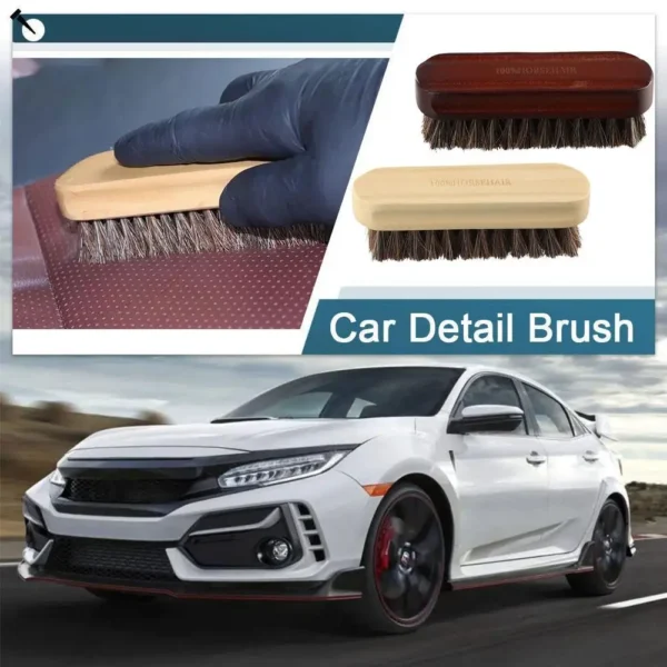 Horse Hair Brush: Soft Detailing Tool for Car Interior - Image 2