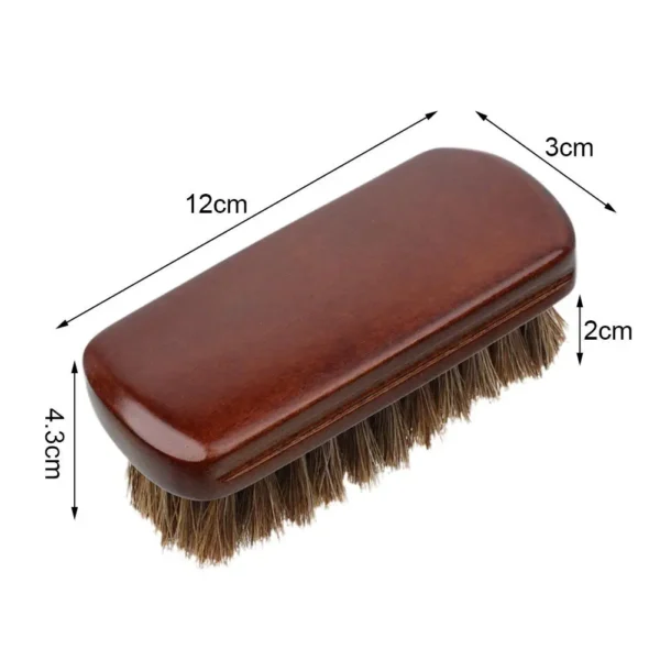 Horse Hair Brush for Leather & Furniture Cleaning - Image 6