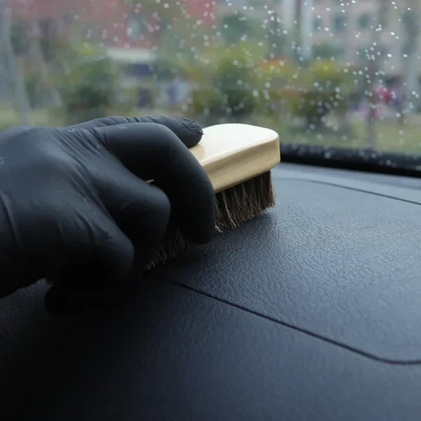 Horse Hair Brush for Car Detailing & Cleaning - Image 5