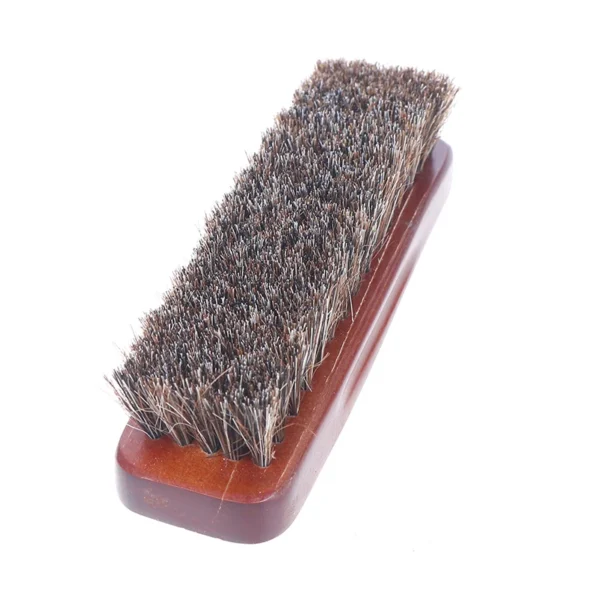 Horse Hair Brush for Shoe Polish, Wood Handle - Image 6