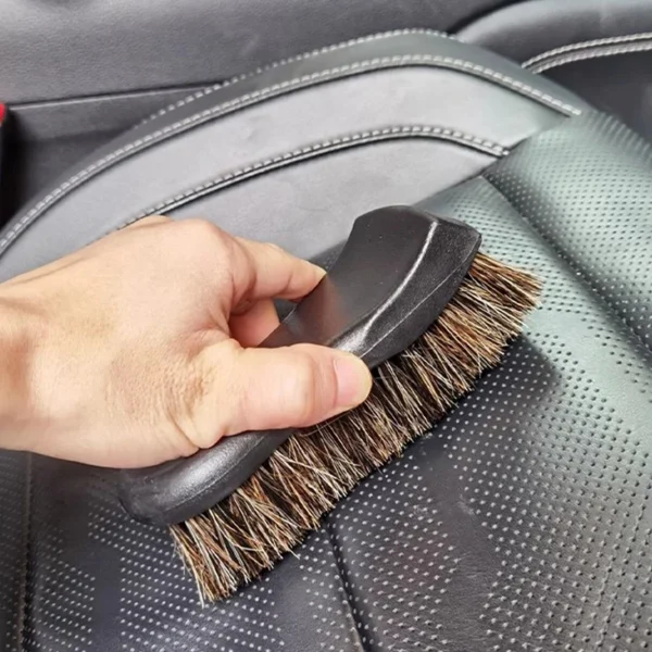 Horse Hair Brush for Leather & Car Cleaning - Image 4