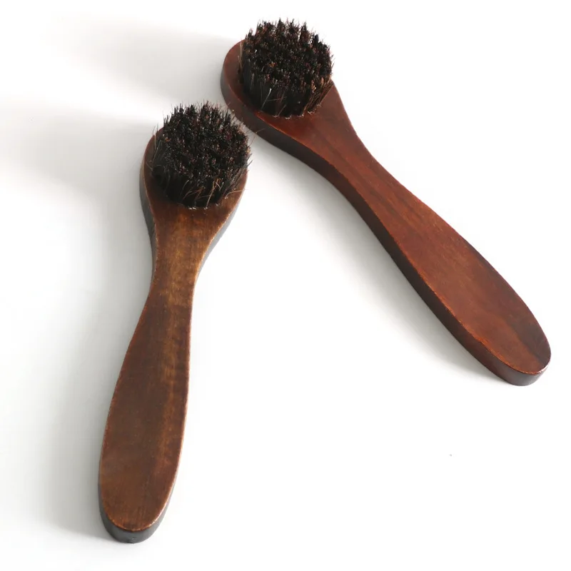 Horse Hair Brush for Polishing Suede & Nubuck Boots - Image 4