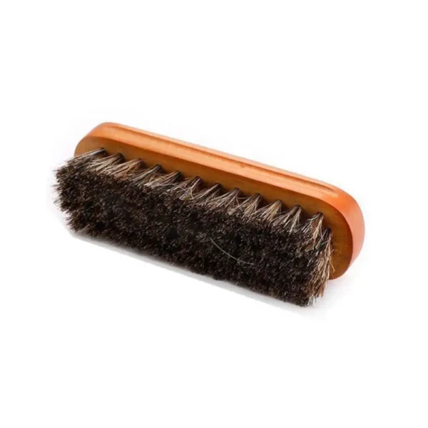 Horse Hair Brush for Leather & Suede Polishing - Image 2