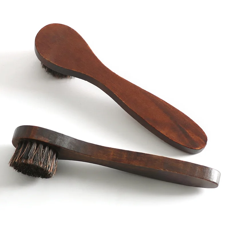 Horse Hair Brush for Polishing Suede & Nubuck Boots - Image 5