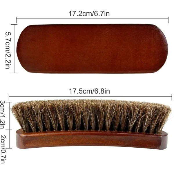 Horse Hair Brush: Leather & Textile Cleaning Tool - Image 6