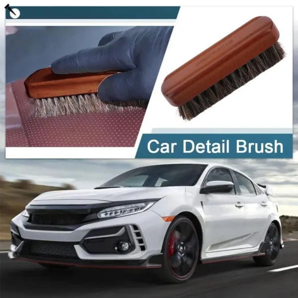 Horse Hair Brush: Auto Detailing & Dashboard Cleaning - Image 5