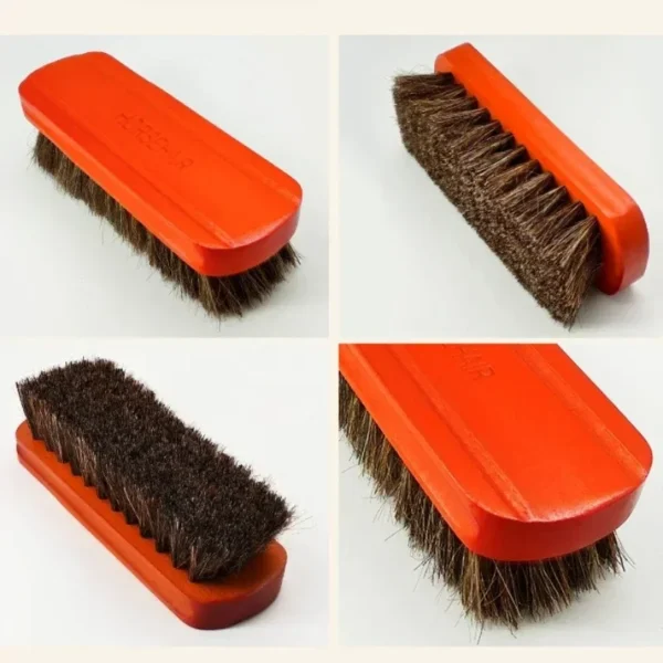 Horse Hair Brush for Leather, Seat & Window Cleaning - Image 4