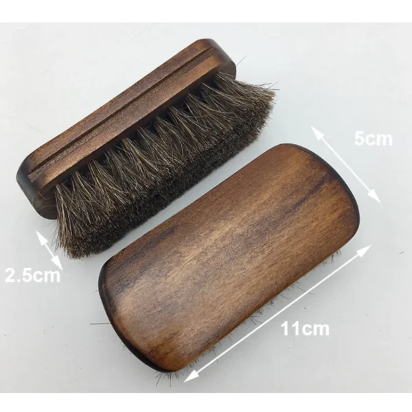 Horse Hair Brush for Shoes Polishing & Cleaning - Image 6